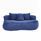 Lazy Sofa Durable Comfort Lounger High Back Bean Bag Chair Couch for Adults and Kids - 2 Seat