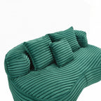Lazy Sofa Durable Comfort Lounger High Back Bean Bag Chair Couch for Adults and Kids - 2 Seat