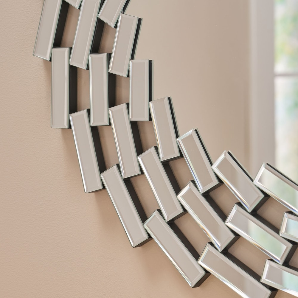 Lileas Glam Wall Mirror by Christopher Knight Home - Silver