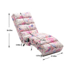 Linen Massage recliner Interior with remote control, ergonomic electric massage recliner, 5 modes