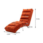 Linen Massage recliner Interior with remote control, ergonomic electric massage recliner, 5 modes