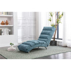 Linen Massage recliner Interior with remote control, ergonomic electric massage recliner, 5 modes