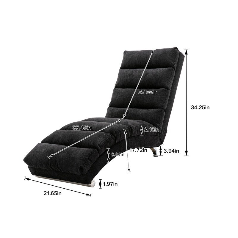 Linen Massage recliner Interior with remote control, ergonomic electric massage recliner, 5 modes