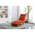 Linen Massage recliner Interior with remote control, ergonomic electric massage recliner, 5 modes