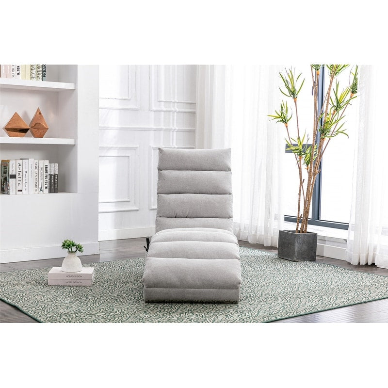 Linen Massage recliner Interior with remote control, ergonomic electric massage recliner, 5 modes