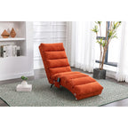 Linen Massage recliner Interior with remote control, ergonomic electric massage recliner, 5 modes