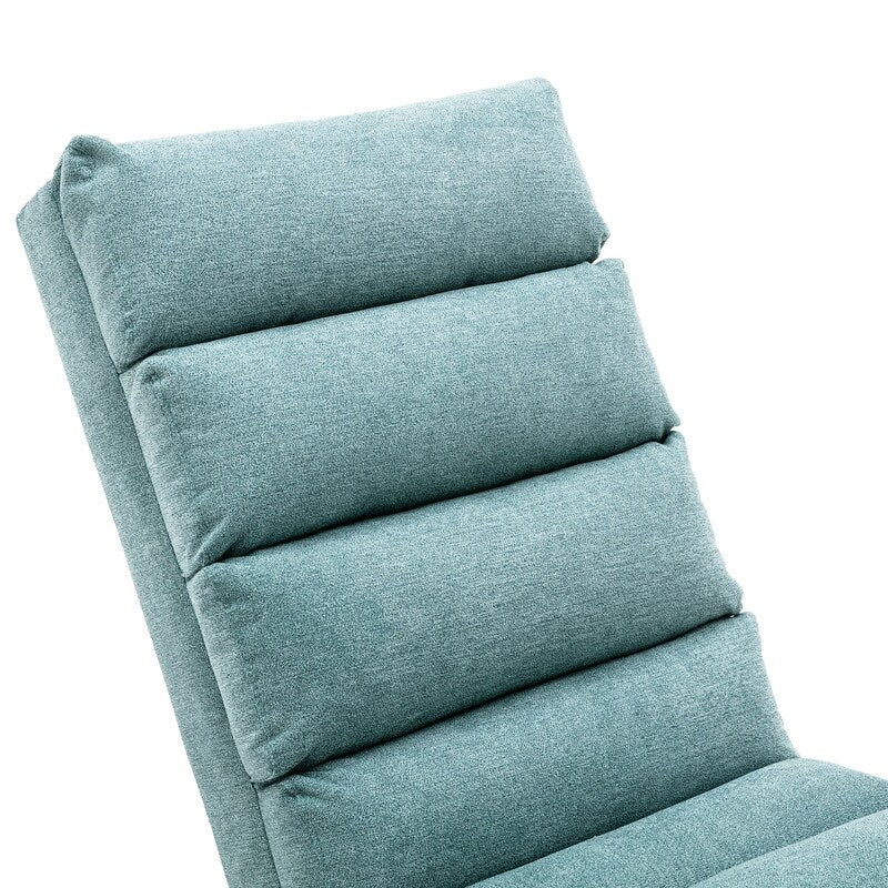 Linen Massage recliner Interior with remote control, ergonomic electric massage recliner, 5 modes