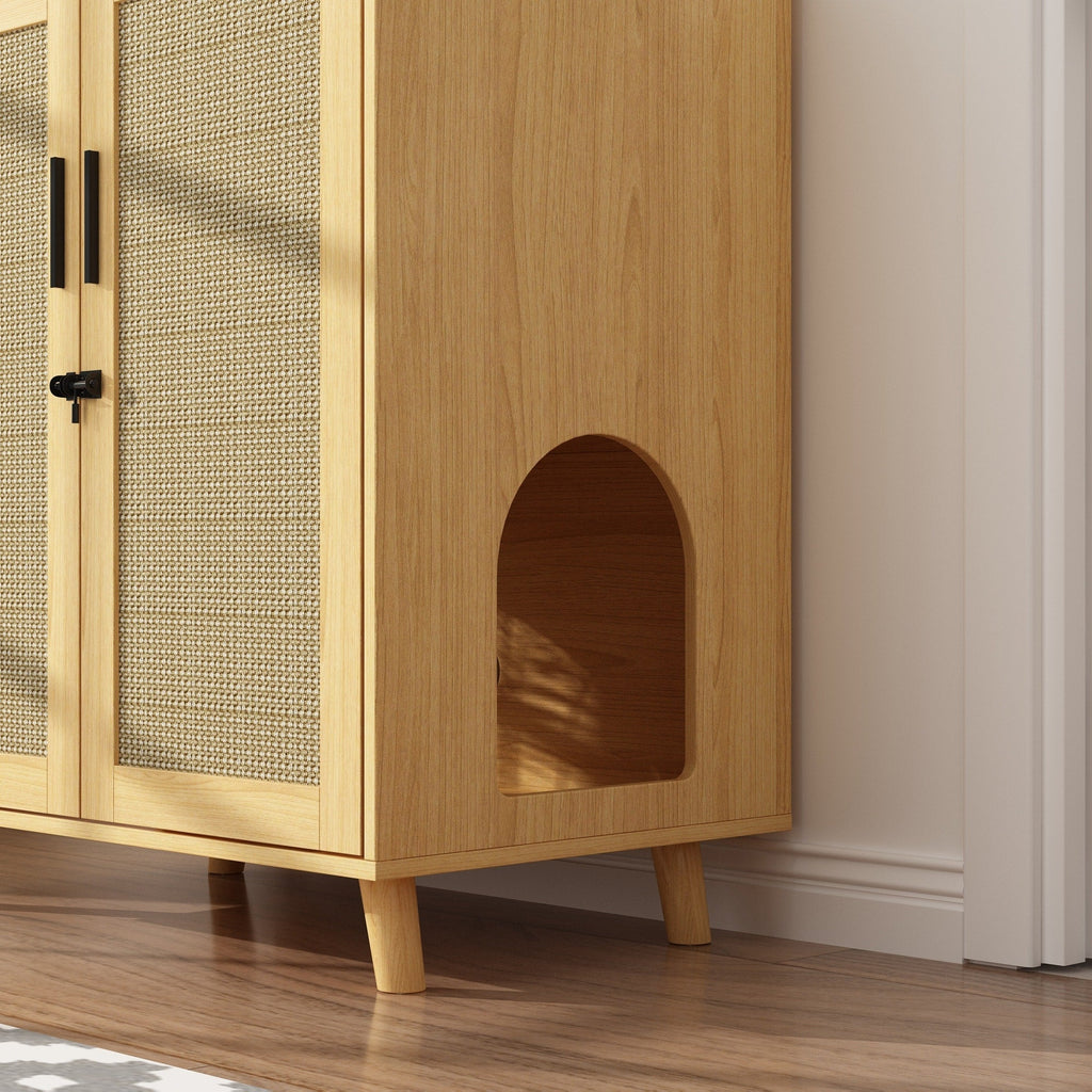 Litter Box Enclosure Cat Litter Box Furniture End Table Sofa Tbale