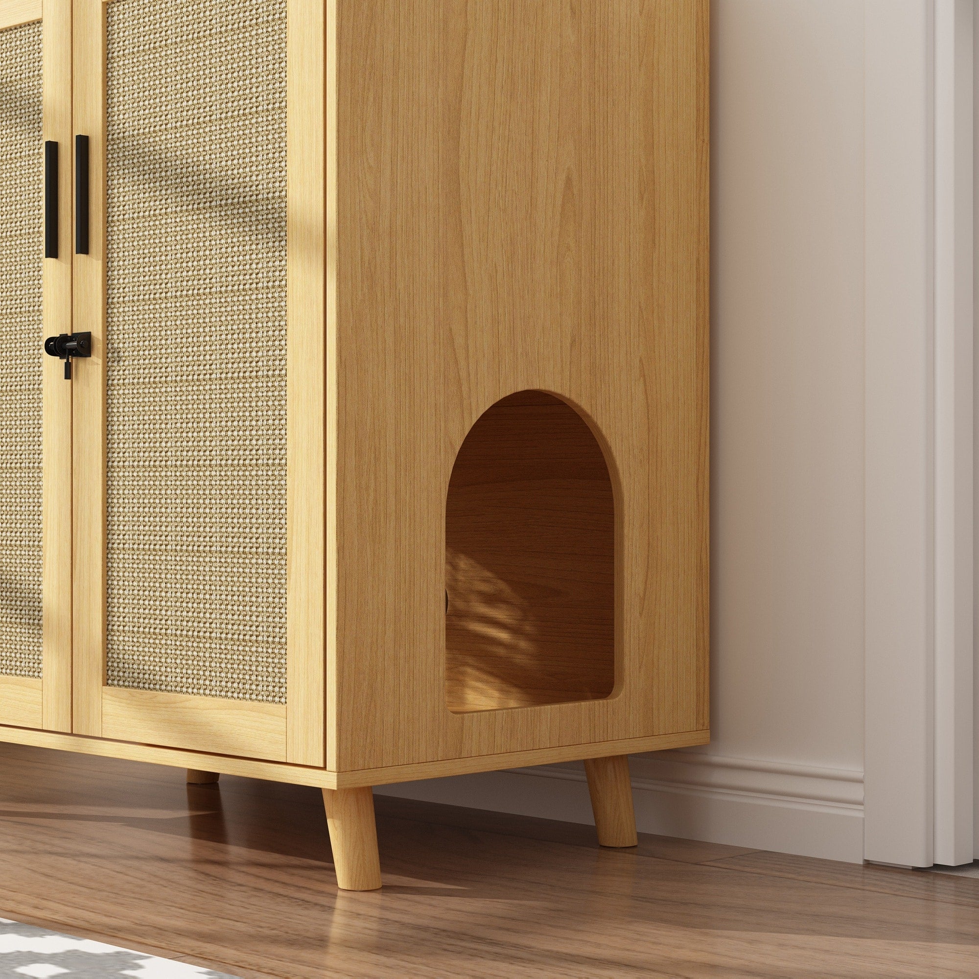 Litter Box Enclosure Cat Litter Box Furniture End Table Sofa Tbale