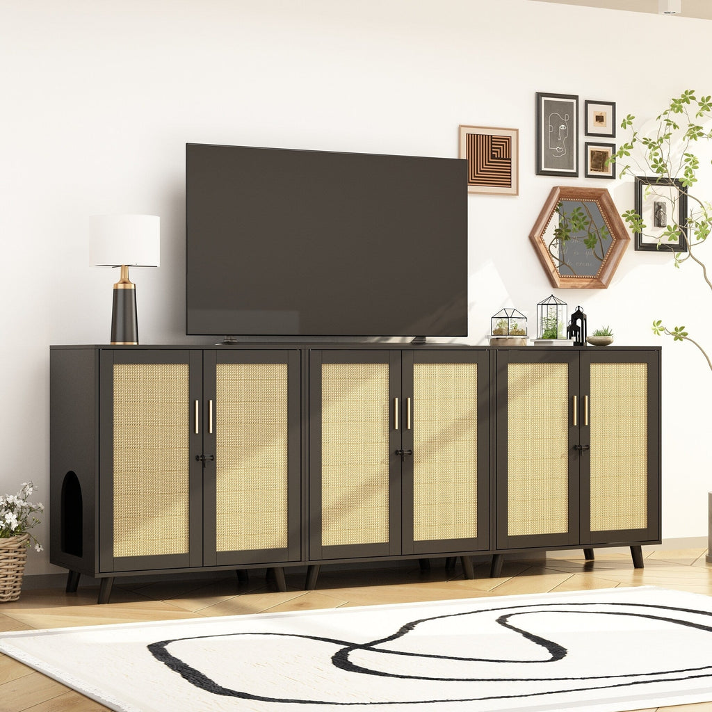 Litter Box Enclosure Cat Litter Box Furniture End Table Sofa Tbale