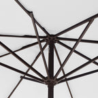 Lopes 9-foot Patio Umbrella with Bronze Finish Base Weight Stand Included