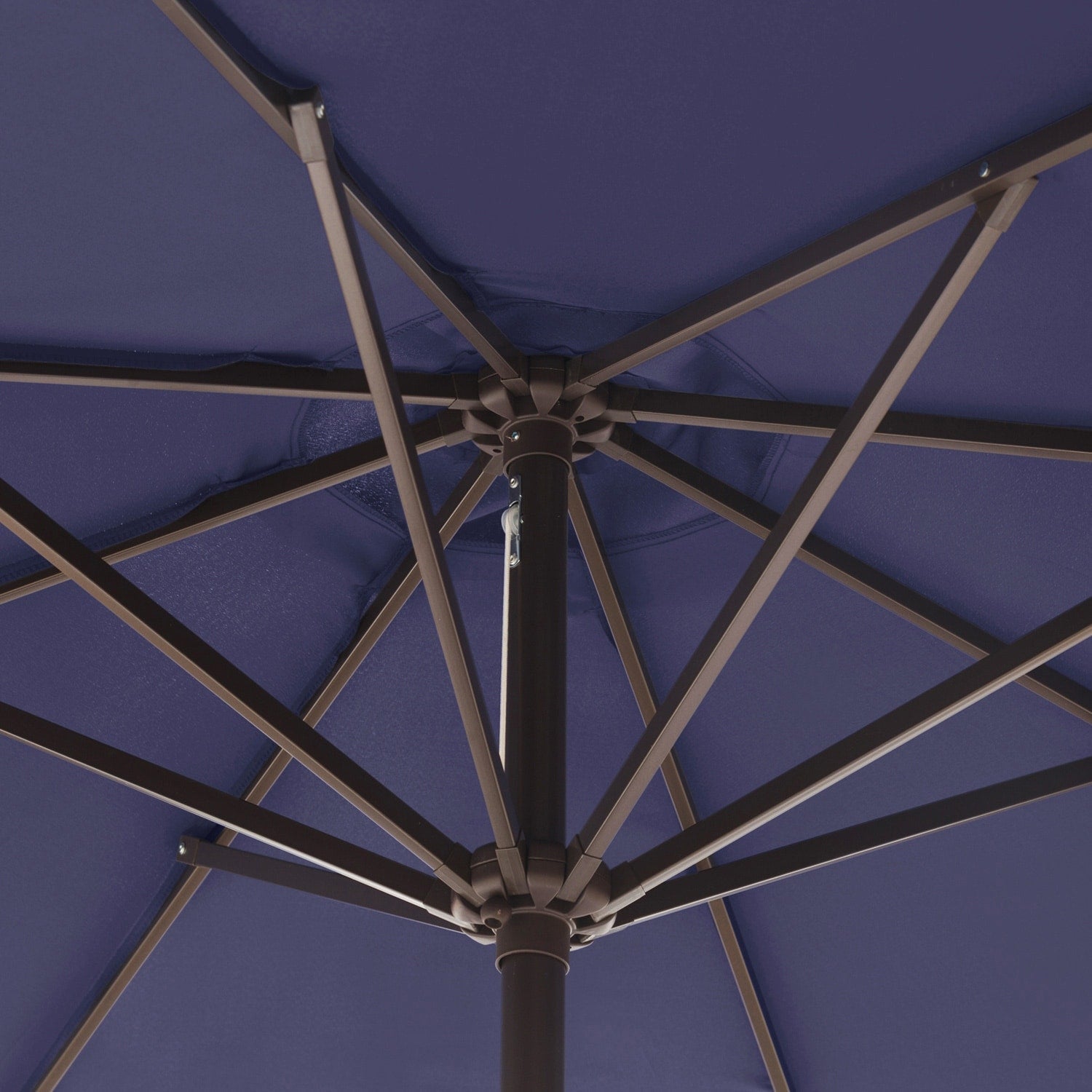 Lopes 9-foot Patio Umbrella with Bronze Finish Base Weight Stand Included