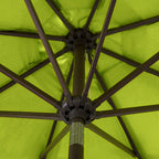 Lopes 9-foot Patio Umbrella with Bronze Finish Base Weight Stand Included