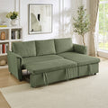 Loveseat Sofa with Chaise Lounge L-Shaped Modular Convertible Sofa with Storage Chaise