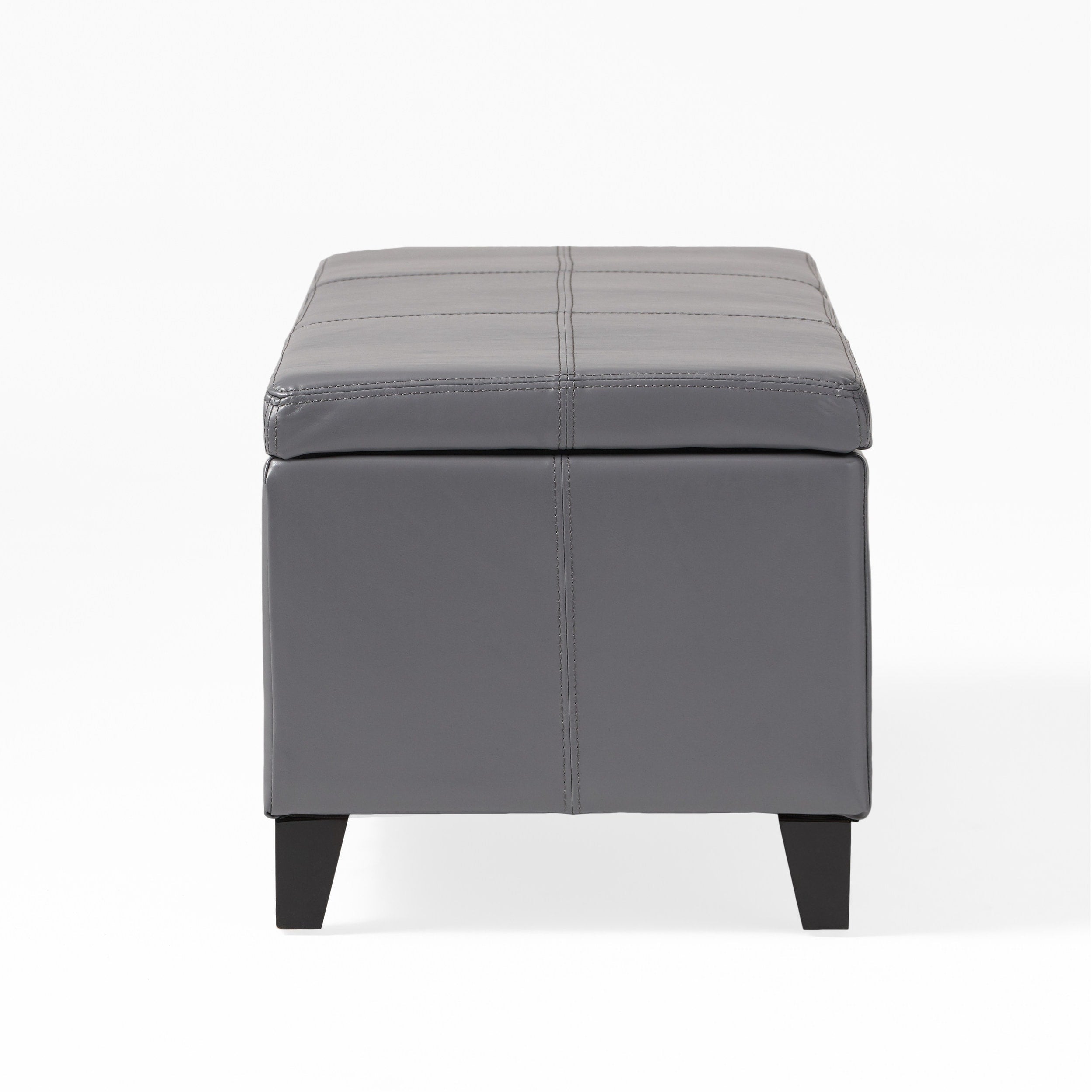 Lucinda Faux Leather Storage Bench by Christopher Knight Home - 51.25 L x 17.50 W x 16.25 H