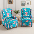 29'' W Vintage Floral Manual Push Back Recliner Chair Set of 2