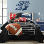 Lush Decor American Football Reversible Oversized Kids Quilt