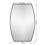MacLuu Oblong Metal Wall Mirror