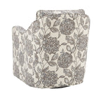 Madison Park Betty Upholstered Swivel Curved Armchair