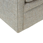 Madison Park Betty Upholstered Swivel Curved Armchair