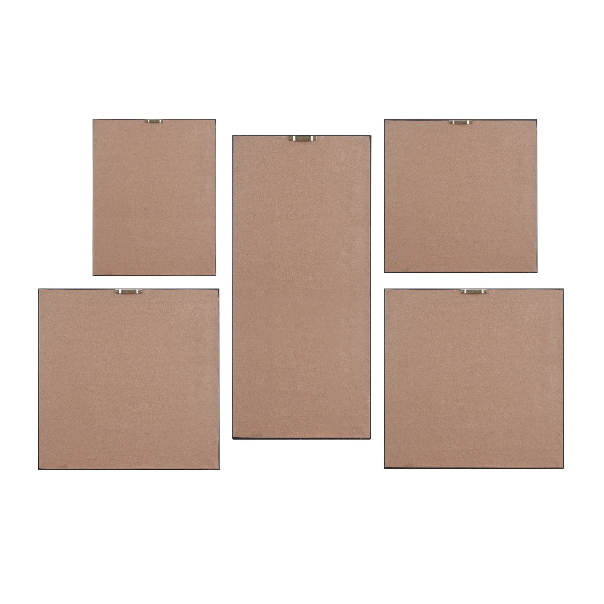 Madison Park Blue Horizon 5-piece Gallery Framed Canvas Wall Art Set