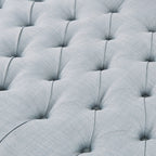 Madision Park Chase Surfboard Tufted Upholstered Ottoman with Solid Wood