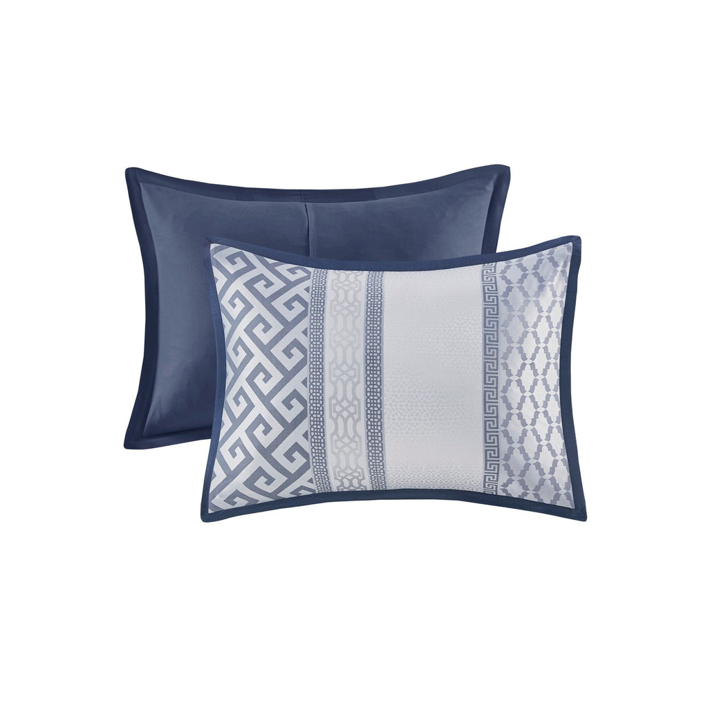 Madison Park Christian 7-piece Geometric Jacquard Comforter Set
