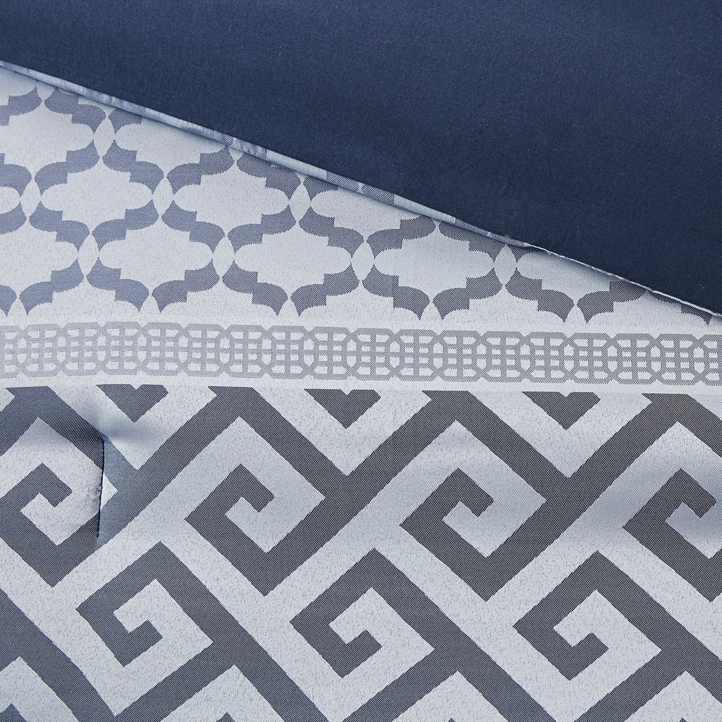 Madison Park Christian 7-piece Geometric Jacquard Comforter Set