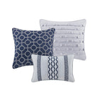 Madison Park Christian 7-piece Geometric Jacquard Comforter Set