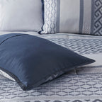 Madison Park Christian 7-piece Geometric Jacquard Comforter Set