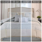 Madison Park Christian 7-piece Geometric Jacquard Comforter Set