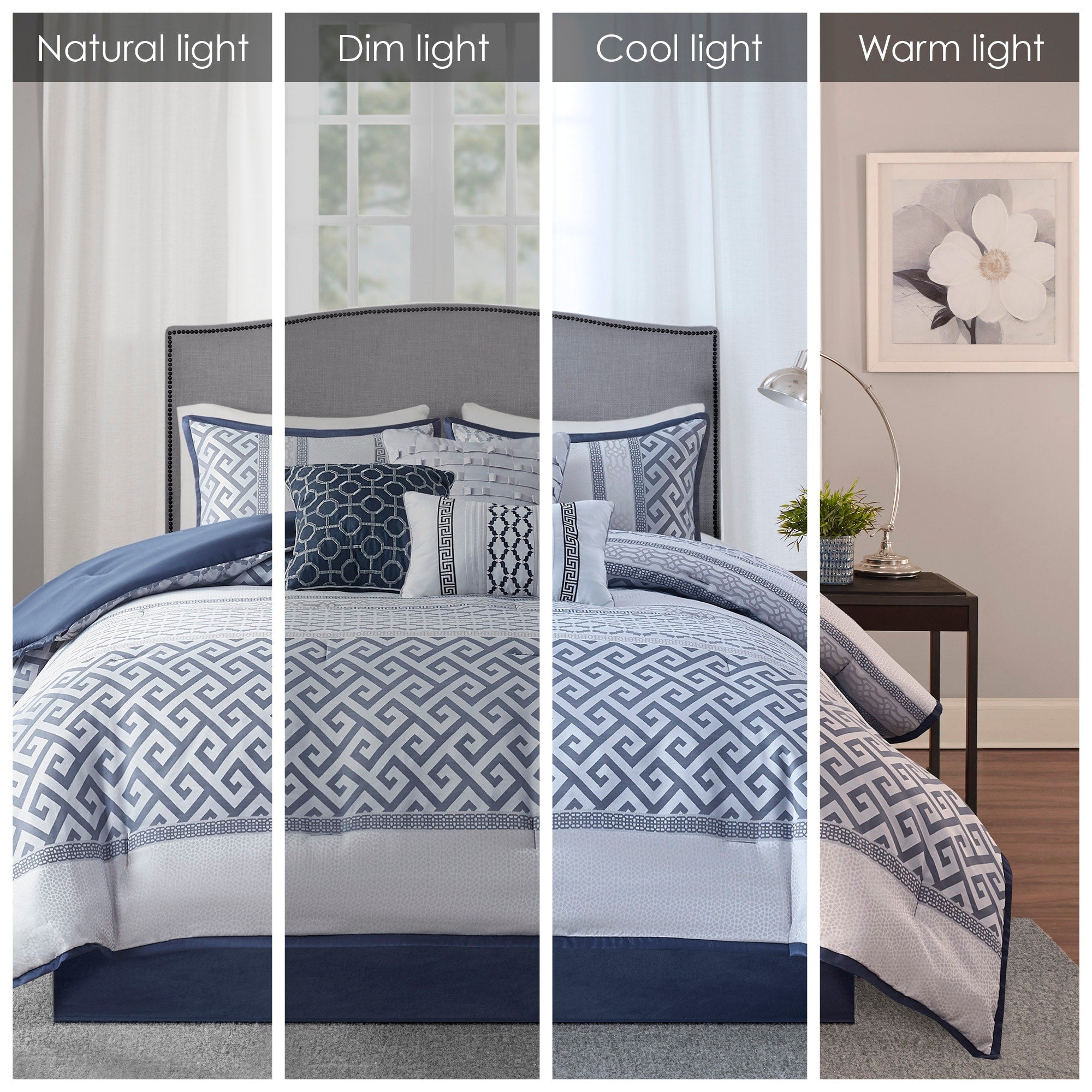 Madison Park Christian 7-piece Geometric Jacquard Comforter Set