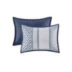 Madison Park Christian 7-piece Geometric Jacquard Comforter Set