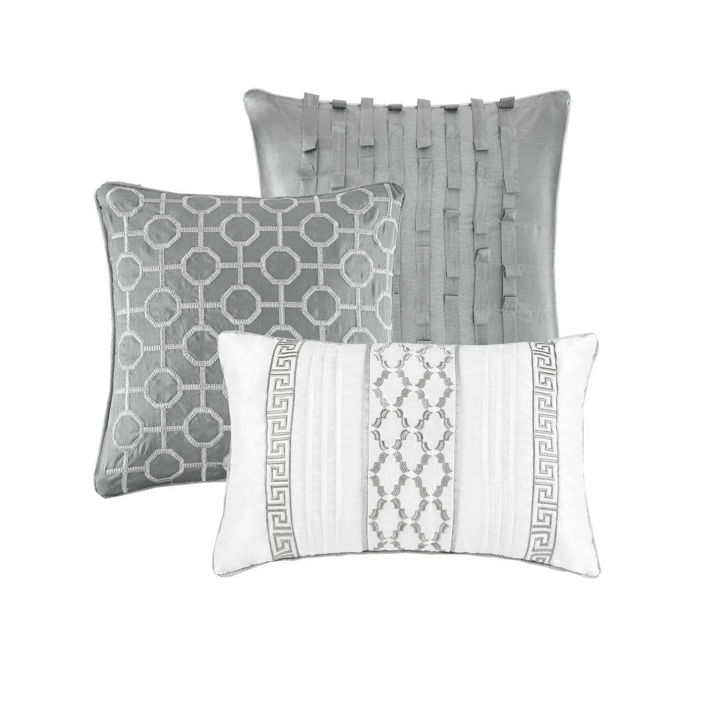 Madison Park Christian 7-piece Geometric Jacquard Comforter Set