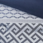 Madison Park Christian 7-piece Geometric Jacquard Comforter Set