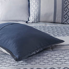 Madison Park Christian 7-piece Geometric Jacquard Comforter Set