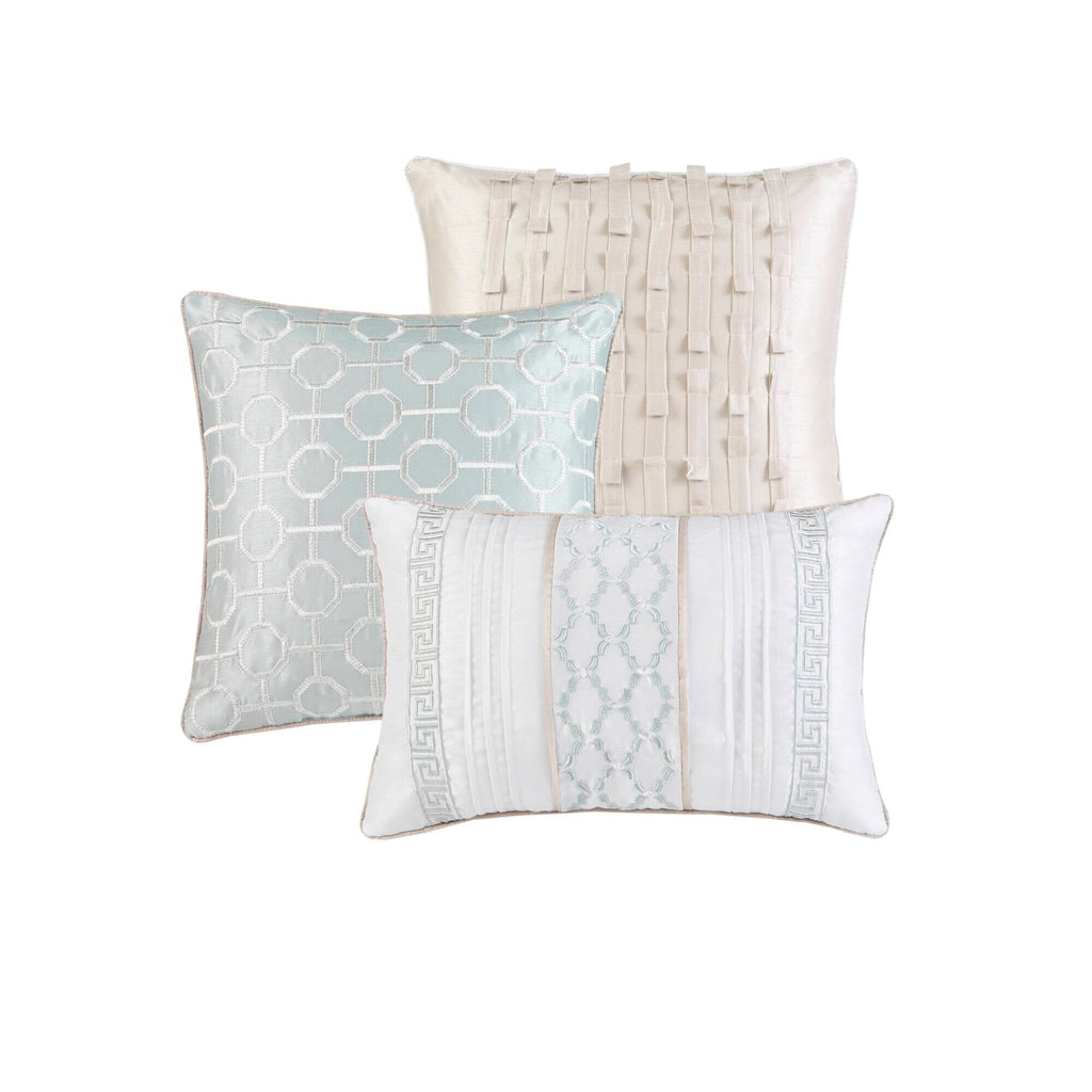 Madison Park Christian 7-piece Geometric Jacquard Comforter Set