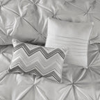 Madison Park Essentials Loretta 24-Piece Room in a Bag with Window Panels and Sheet Set
