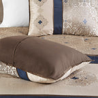 Madison Park Essentials Parker Jacquard Embroidered Pieced 24 Piece Room in a Bag