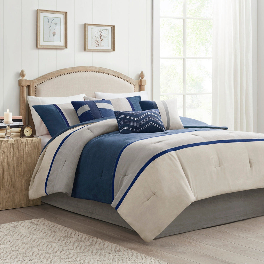 Madison Park Hanover 7-piece Comforter Set