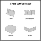 Madison Park Hanover 7-piece Comforter Set