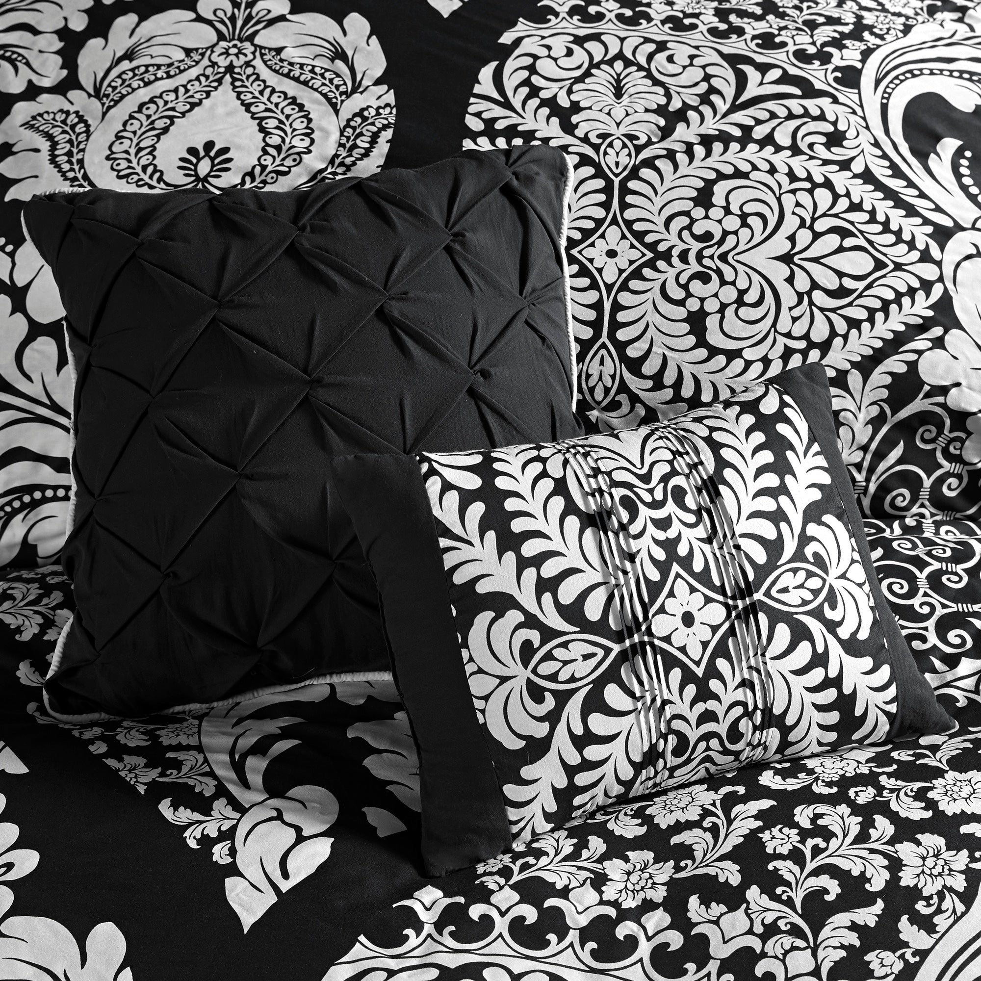 Madison Park Marcella 7 Piece Cotton Printed Comforter Set