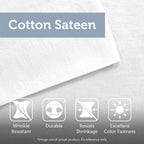 Madison Park Pacific Grove 7 Piece Cotton Sateen Comforter Set