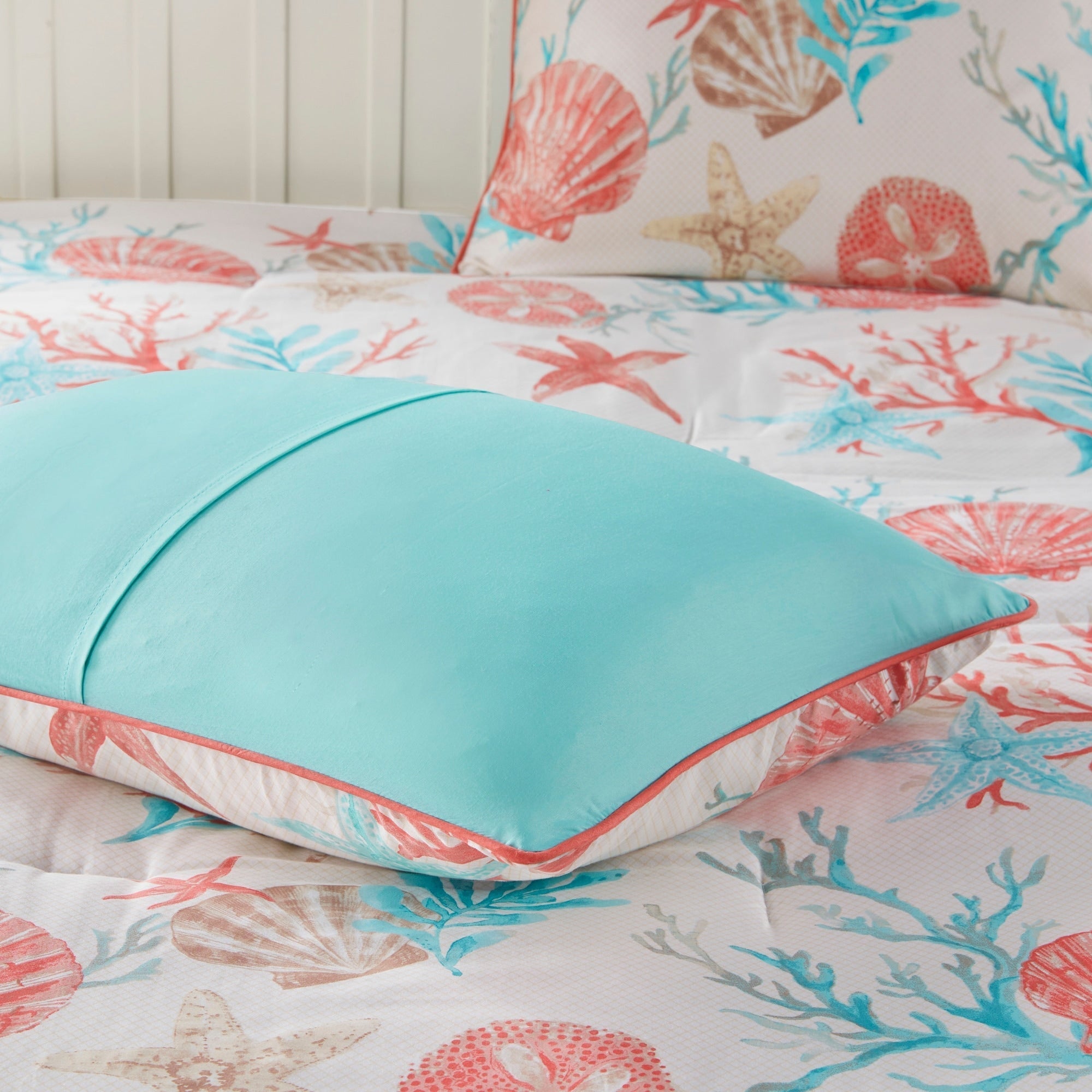 Madison Park Pacific Grove 7 Piece Cotton Sateen Comforter Set
