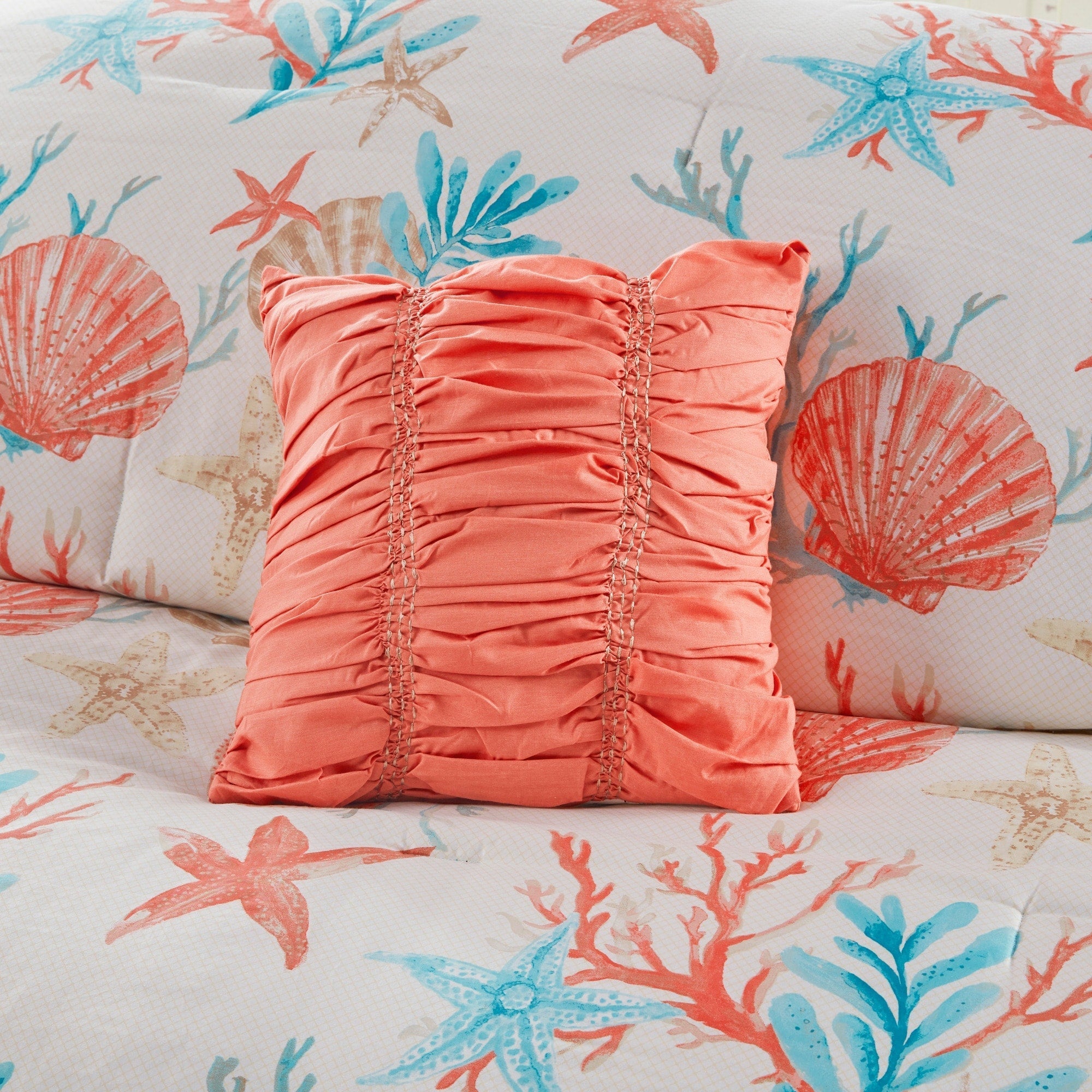 Madison Park Pacific Grove 7 Piece Cotton Sateen Comforter Set