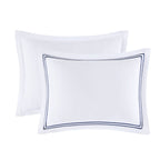Madison Park Signature 500 Thread Count Luxury Collection 100% Cotton Sateen Embroidered Duvet Cover Set