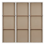 Madison Park Signature Sunburst Hand Painted Triptych 3-piece Dimensional Resin Wall Art Set