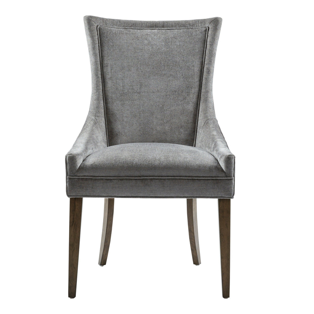 Madison Park Signature Ultra Upholstered Dining Side Chairs With Wood Legs (Set of 2) - N/A