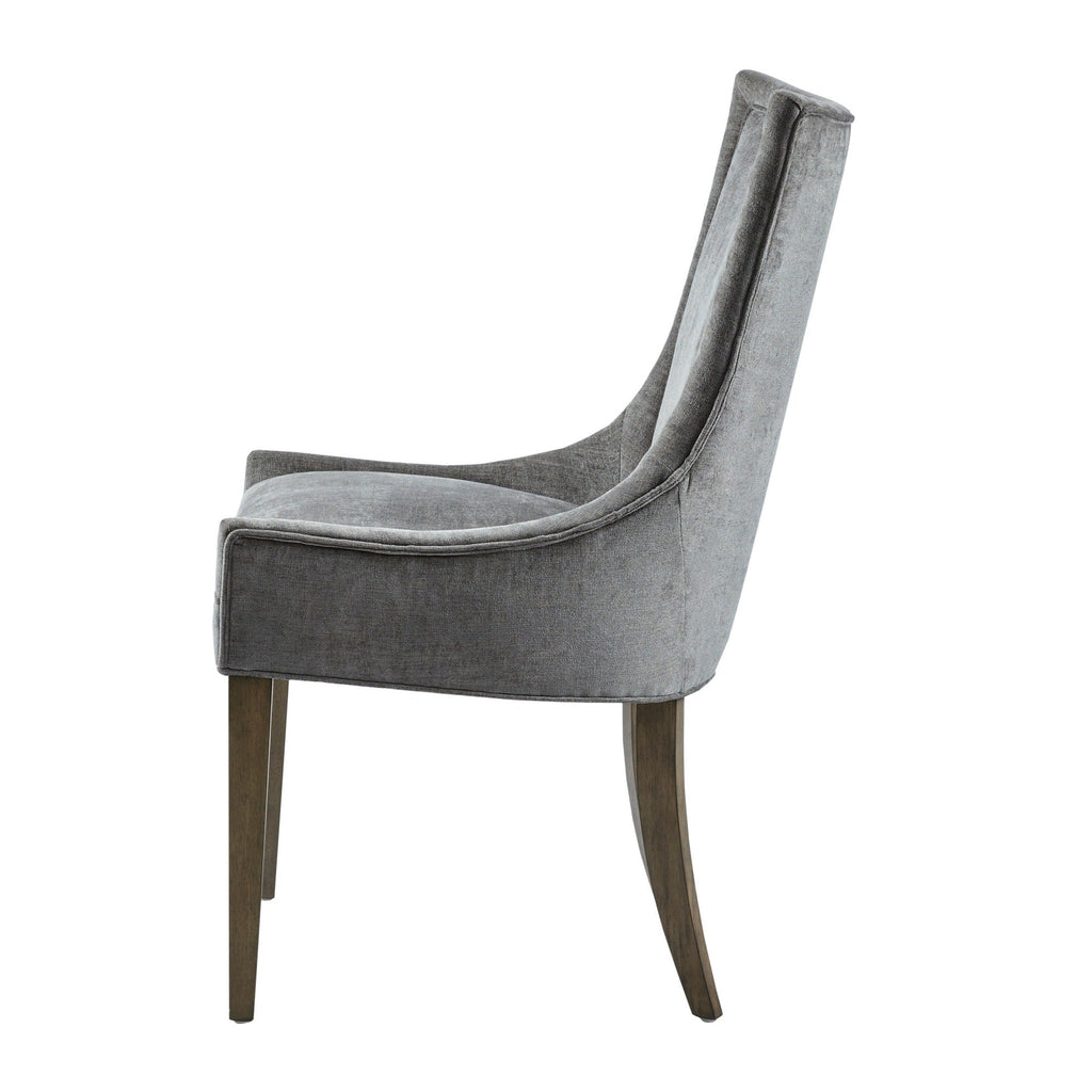 Madison Park Signature Ultra Upholstered Dining Side Chairs With Wood Legs (Set of 2) - N/A