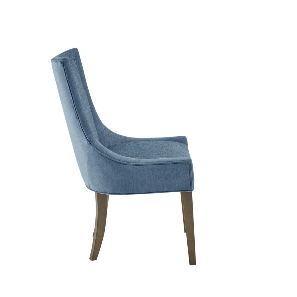 Madison Park Signature Ultra Upholstered Dining Side Chairs With Wood Legs (Set of 2) - N/A